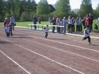 Eetu Luoto johtaa alle 
5-vuotiaiden 40 metrillä.