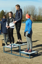 T15-sarjan 100 metrillä Raahen Vesan kolmikko haki Pyhäjoelta kolmoisvoiton.